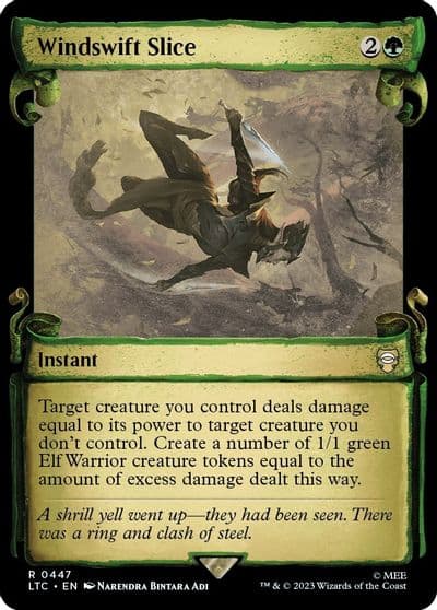 Windswift Slice Showcase Scrolls Commander: The Lord of the Rings: Tales of Middle-earth Magic card