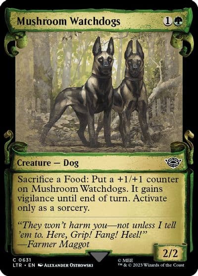 Mushroom Watchdogs Showcase Scrolls Universes Beyond: The Lord of the Rings: Tales of Middle-earth Magic card