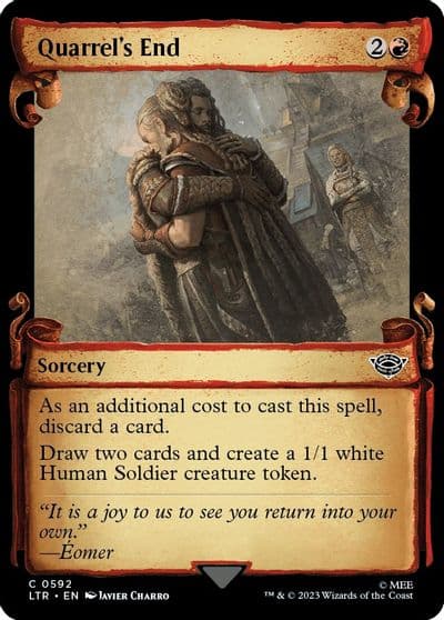 Quarrels End Showcase Scrolls Universes Beyond: The Lord of the Rings: Tales of Middle-earth Magic card