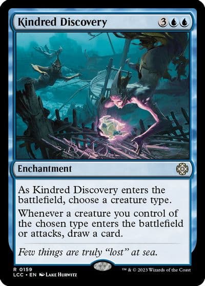 Kindred Discovery Commander: The Lost Caverns of Ixalan Magic card