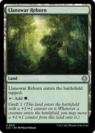Llanowar Reborn Commander: The Lost Caverns of Ixalan Magic card