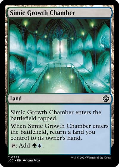 Simic Growth Chamber Commander: The Lost Caverns of Ixalan Magic card