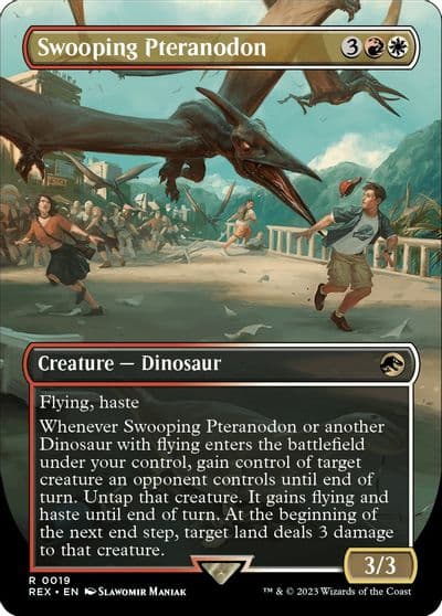 Swooping Pteranodon Borderless Universes Beyond: Jurassic World Collection Magic card