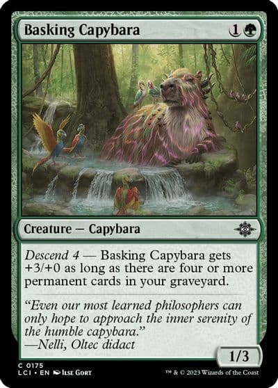 Basking Capybara The Lost Caverns of Ixalan Magic card
