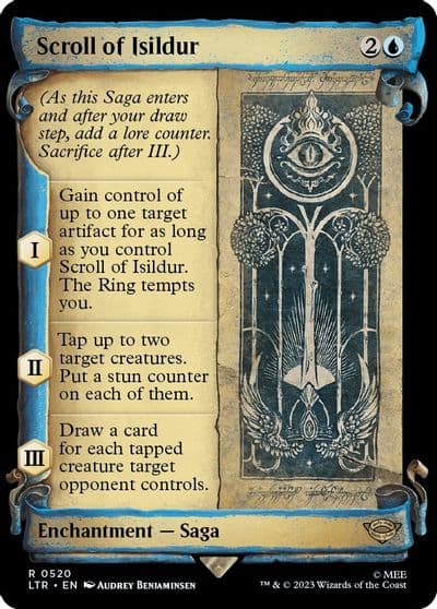 Scroll of Isildur Showcase Scrolls Universes Beyond: The Lord of the Rings: Tales of Middle-earth Magic card