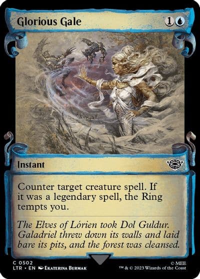 Glorious Gale Showcase Scrolls Universes Beyond: The Lord of the Rings: Tales of Middle-earth Magic card
