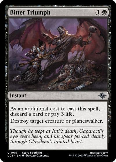 Bitter Triumph The Lost Caverns of Ixalan Magic card