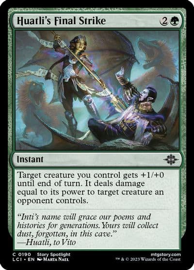 Huatlis Final Strike The Lost Caverns of Ixalan Magic card