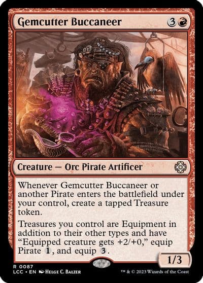 Gemcutter Buccaneer Commander: The Lost Caverns of Ixalan Magic card