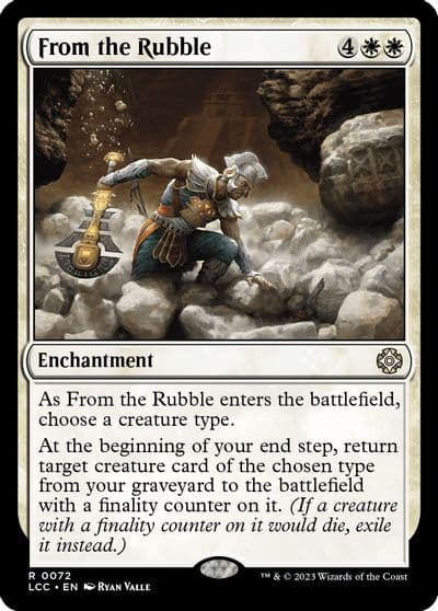 From the Rubble Commander: The Lost Caverns of Ixalan Magic card