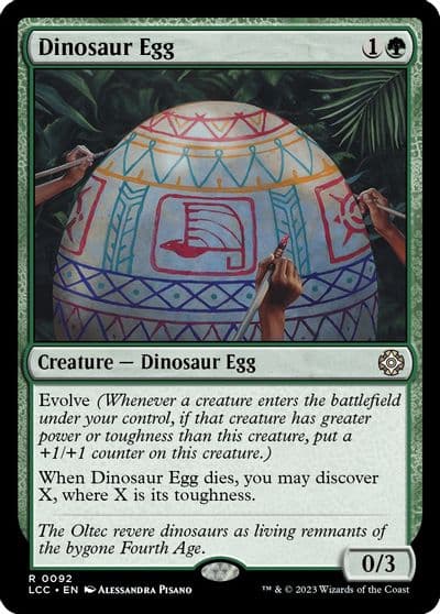 Dinosaur Egg Commander: The Lost Caverns of Ixalan Magic card
