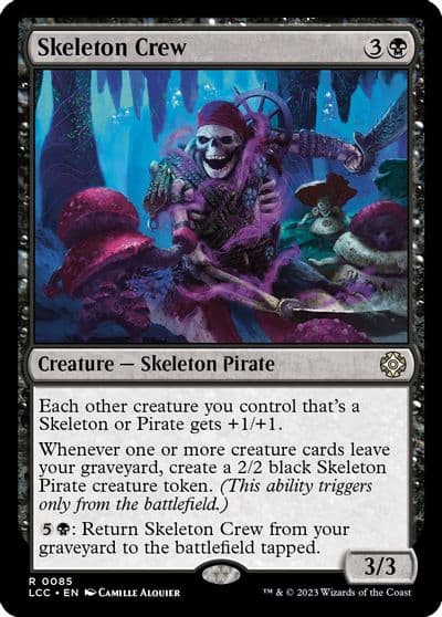 Skeleton Crew Commander: The Lost Caverns of Ixalan Magic card