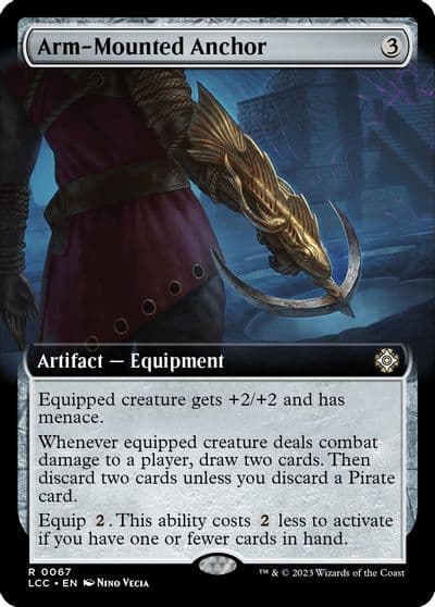 Arm Mounted Anchor Extended Art Commander: The Lost Caverns of Ixalan Magic card