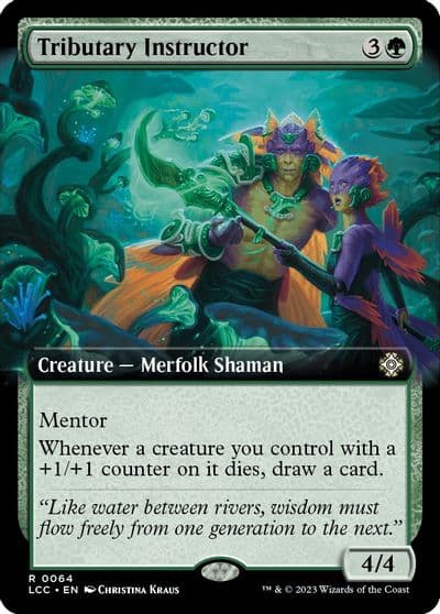 Tributary Instructor Extended Art Commander: The Lost Caverns of Ixalan Magic card