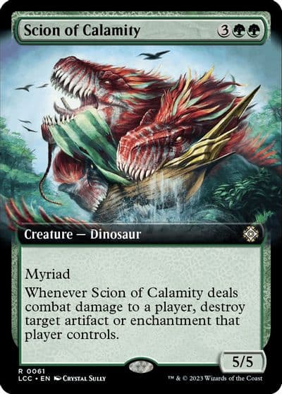 Scion of Calamity Extended Art Commander: The Lost Caverns of Ixalan Magic card