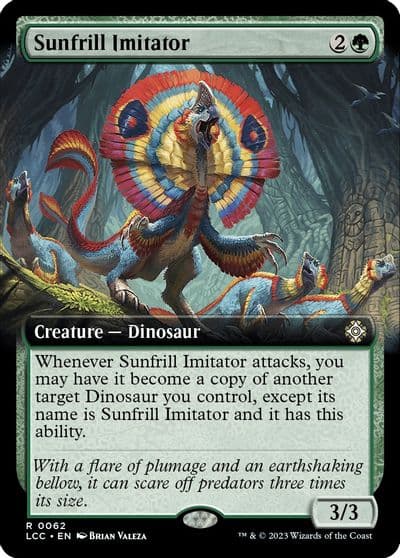Sunfrill Imitator Extended Art Commander: The Lost Caverns of Ixalan Magic card