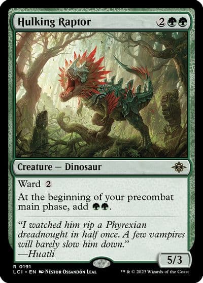 Hulking Raptor The Lost Caverns of Ixalan Magic card