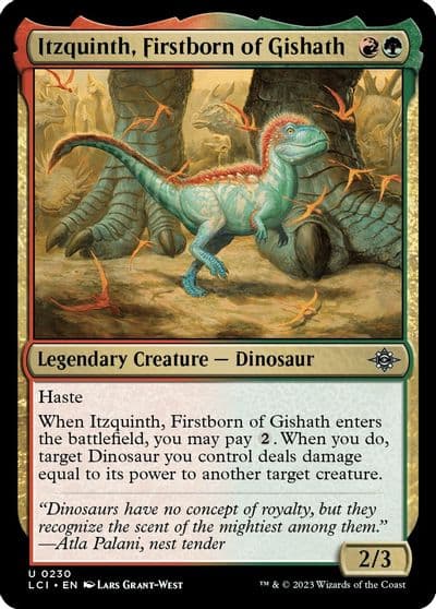 Itzquinth Firstborn of Gishath The Lost Caverns of Ixalan Magic card