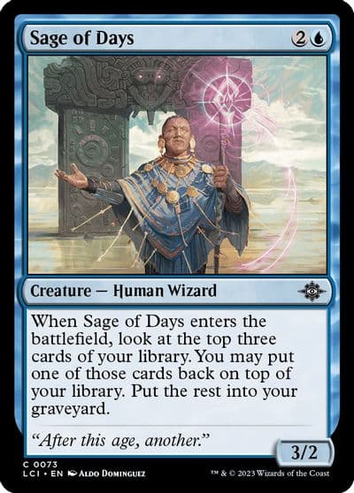 Sage of Days The Lost Caverns of Ixalan Magic card