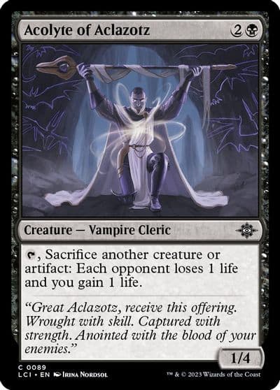Acolyte of Aclazotz The Lost Caverns of Ixalan Magic card