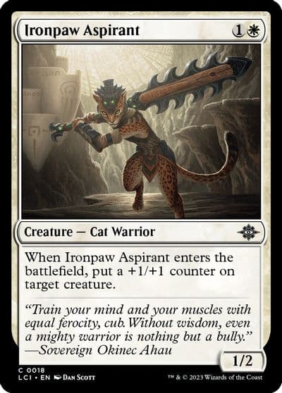 Ironpaw Aspirant The Lost Caverns of Ixalan Magic card