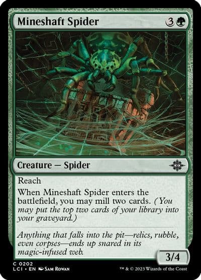 Mineshaft Spider The Lost Caverns of Ixalan Magic card