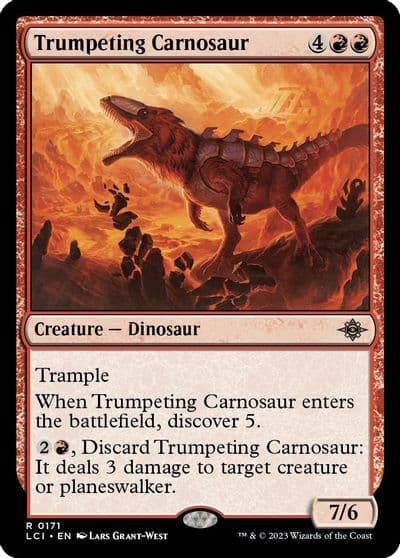 Trumpeting Carnosaur The Lost Caverns of Ixalan Magic card