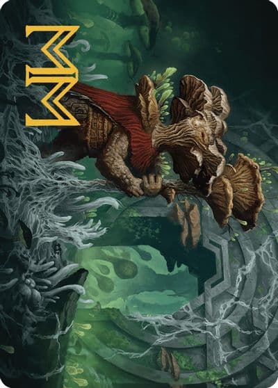 Tendril of the Mycotyrant Art Card Gold Stamped Signature Art Series: The Lost Caverns of Ixalan Magic card