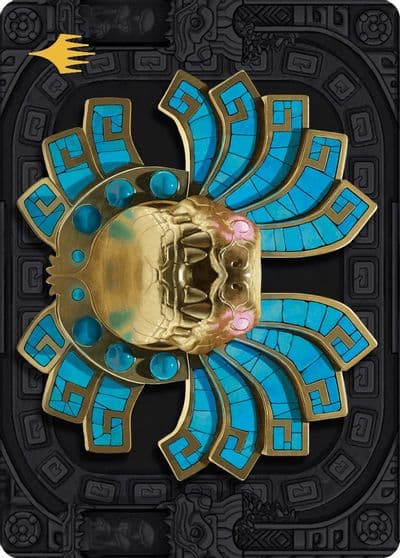 Ojer Pakpatiq Deepest Epoch Art Card 57 81 Gold Stamped Planeswalker Symbol Art Series: The Lost Caverns of Ixalan Magic card