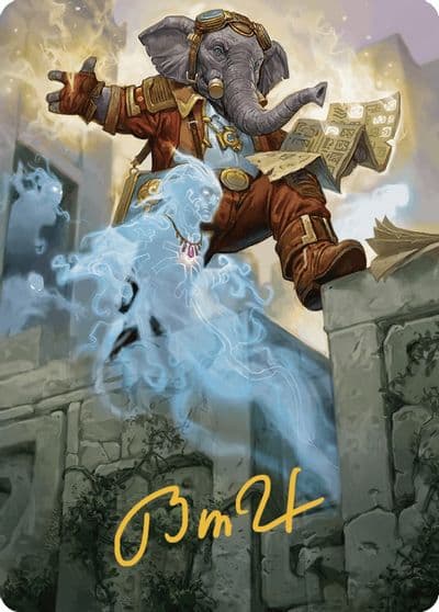 Quintorius Kand Art Card 37 81 Gold Stamped Signature Art Series: The Lost Caverns of Ixalan Magic card
