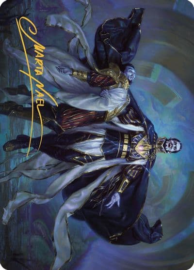 Vito Fanatic of Aclazotz Art Card Gold Stamped Signature Art Series: The Lost Caverns of Ixalan Magic card