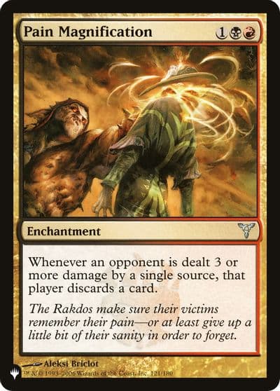 Pain Magnification The List Reprints Magic card