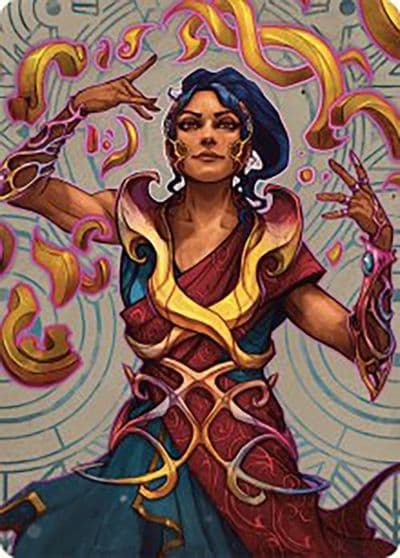 Saheeli the Suns Brilliance Art Card Art Series: The Lost Caverns of Ixalan Magic card