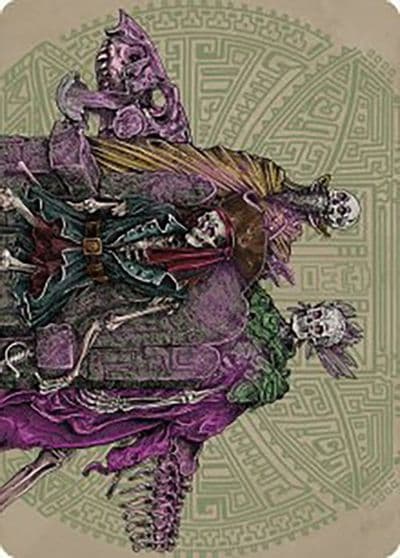Throne of the Grim Captain Art Card Art Series: The Lost Caverns of Ixalan Magic card