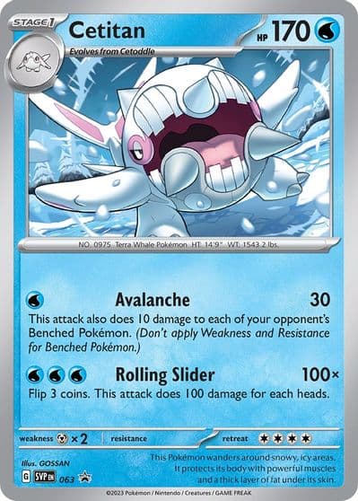 Cetitan - 063 SV: Scarlet & Violet Promo Cards Pokemon card
