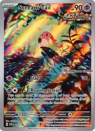 Scream Tail - 065 (Pokemon Center Exclusive) SV: Scarlet & Violet Promo Cards Pokemon card
