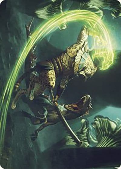 Contest of Claws Art Card Art Series: The Lost Caverns of Ixalan Magic card