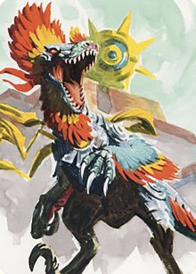 Pantlaza Sun Favored Art Card Art Series: The Lost Caverns of Ixalan Magic card