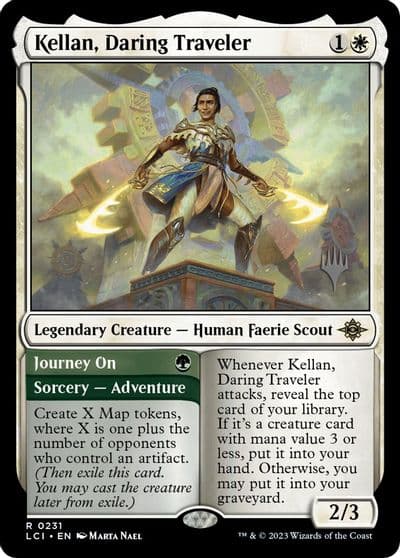 Kellan Daring Traveler Promo Pack: The Lost Caverns of Ixalan Magic card