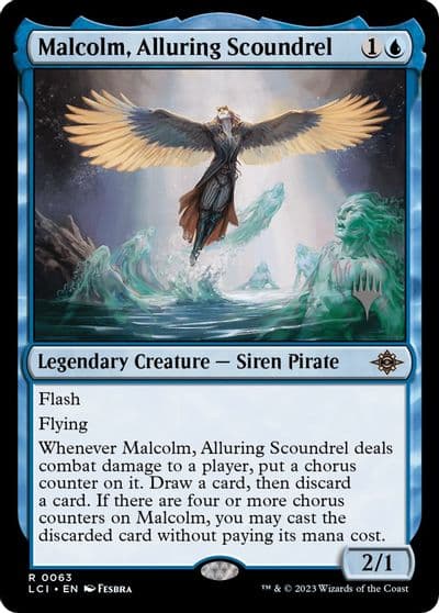 Malcolm Alluring Scoundrel Promo Pack: The Lost Caverns of Ixalan Magic card