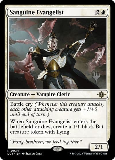 Sanguine Evangelist Promo Pack: The Lost Caverns of Ixalan Magic card