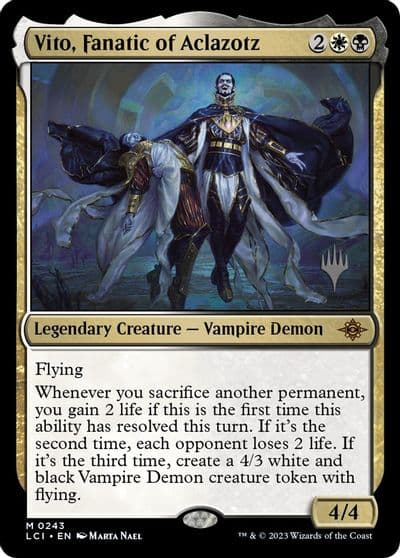 Vito Fanatic of Aclazotz Promo Pack: The Lost Caverns of Ixalan Magic card