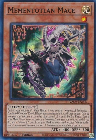 Mementotlan Mace Valiant Smashers Yu-Gi-Oh! card