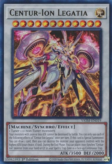 Centur Ion Legatia Valiant Smashers Yu-Gi-Oh! card