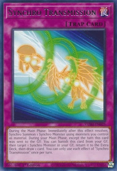 Synchro Transmission Valiant Smashers Yu-Gi-Oh! card