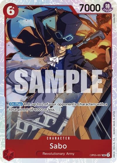 Sabo 007 Awakening of the New Era One Piece card
