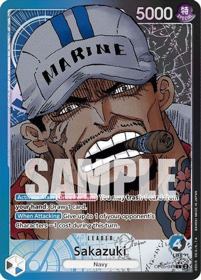 Sakazuki Alternate Art Awakening of the New Era One Piece card