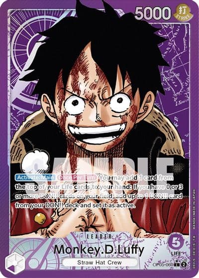 MonkeyDLuffy 060 Alternate Art Awakening of the New Era One Piece card