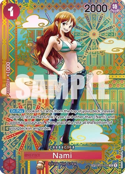 Nami SP Awakening of the New Era One Piece card