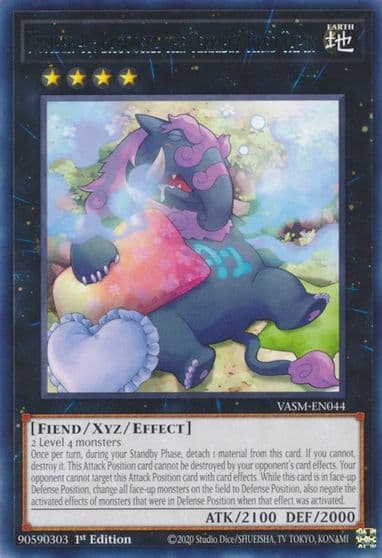 Number 41 Bagooska the Terribly Tired Tapir Valiant Smashers Yu-Gi-Oh! card